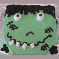 Halloween Frankenstein Cake (D)